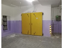 【德軒案例】梧桐院地庫改造——墻面刷油漆、乳膠漆，改造人防門油漆